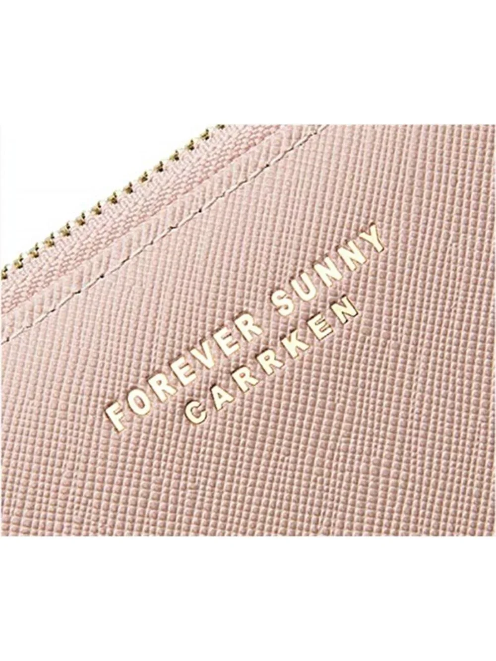 Womens Slim Bifold Wallet Large Capacity Card Holder Zip Phone Clutch Organizer